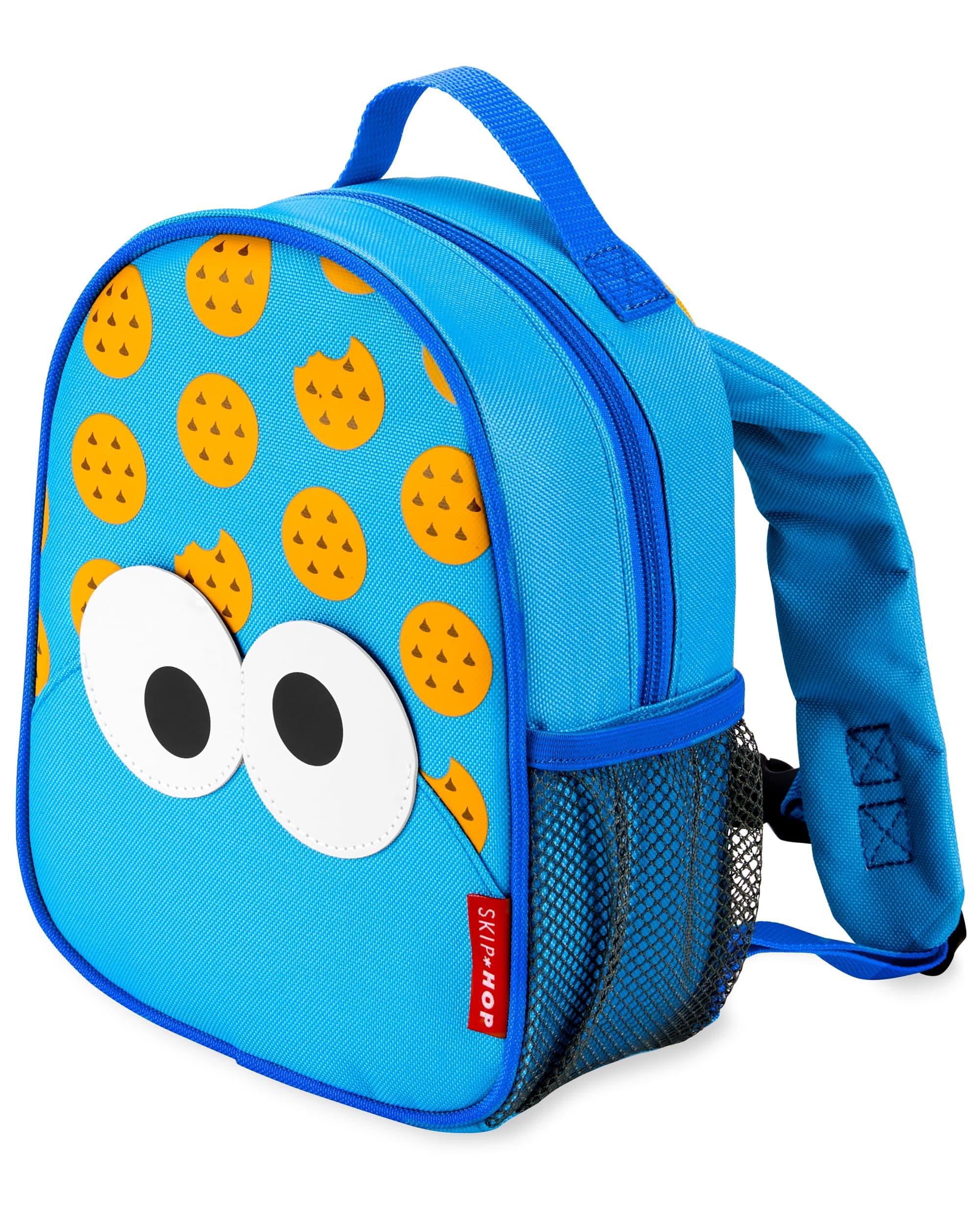 [Skip Hop] x Sesame Street Toddler Backpack with Safety Harness for Ages 1+ Cookie Monster