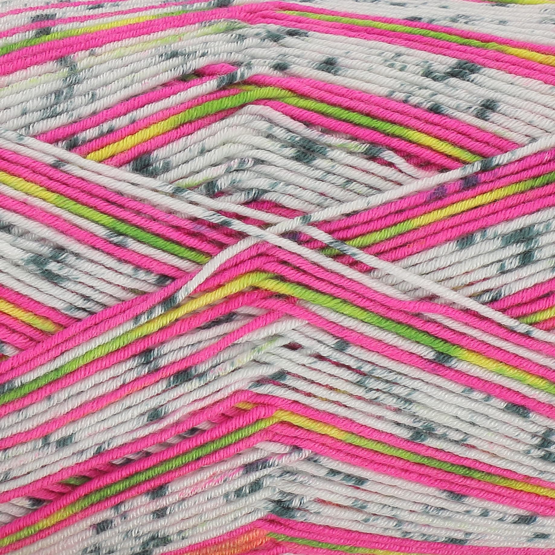 King Cole 2074914 Footsie 4Ply Dragon Fruit Yarn - 430M, 100g