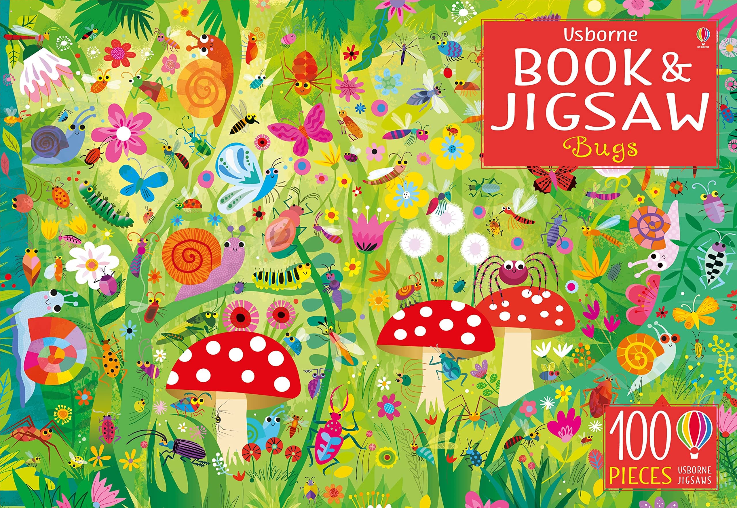Usborne Book and Jigsaw Bugs Game – 9 August 2018