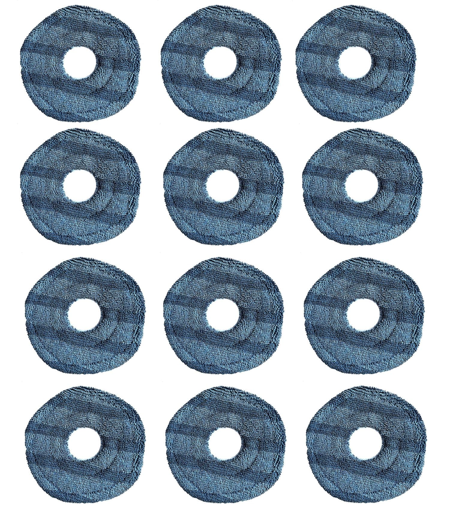12 Pack Replacement Washable Vacuum Mopping Pad Compatible with eufy X10 Pro Omni and eufy X9 Pro Robot Vacuum, Vacuum Replacement Parts