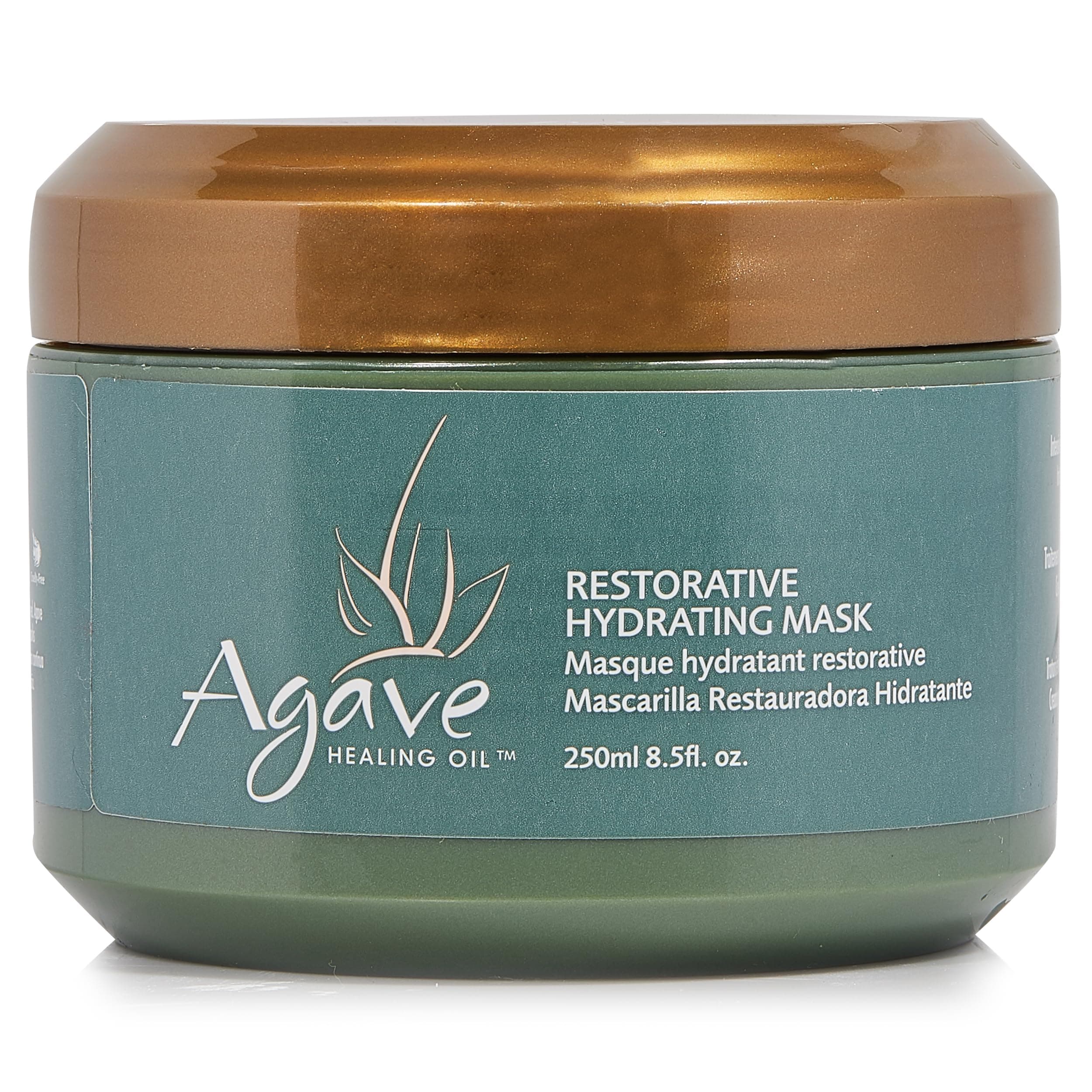 Agave Restorative Hydrating Mask Deep Conditioning for Dry or Damaged Hair, 8.5 fl oz