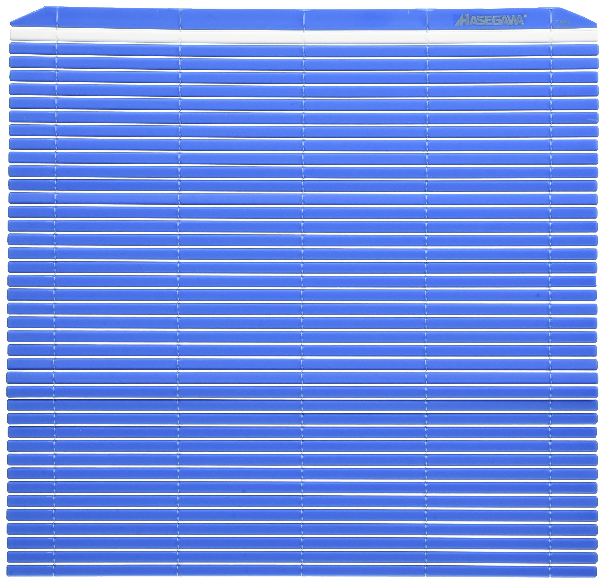 Plastic Sushi rolling mat, Sushi cooking mat, Blue Medium size, 10" x 9.5"