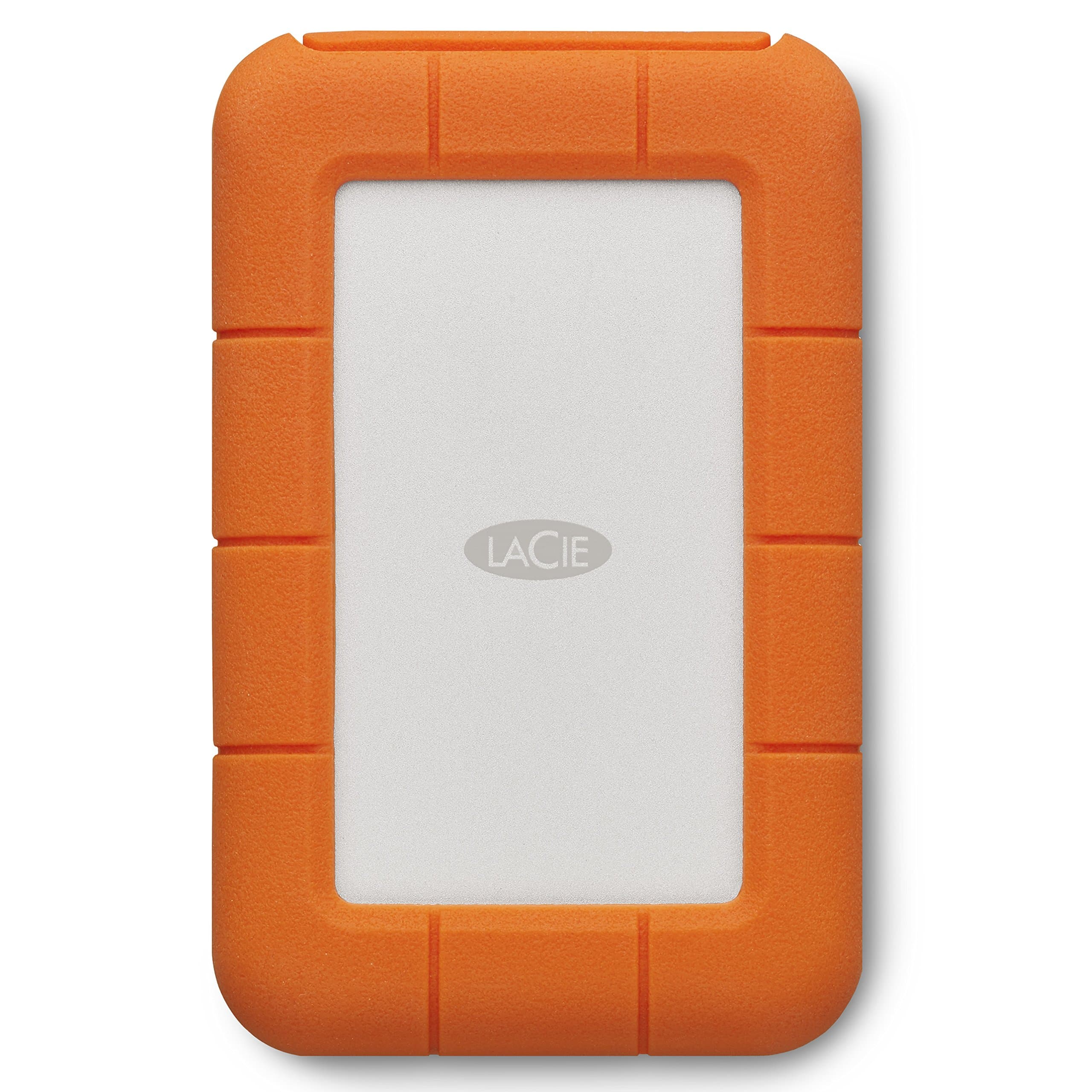LaCie Rugged USB-C 4TB — shock‑resistant, USB‑C Portable External Hard Drive, 2.5‑inch, for Mac & Windows — Rescue Data Recovery included
