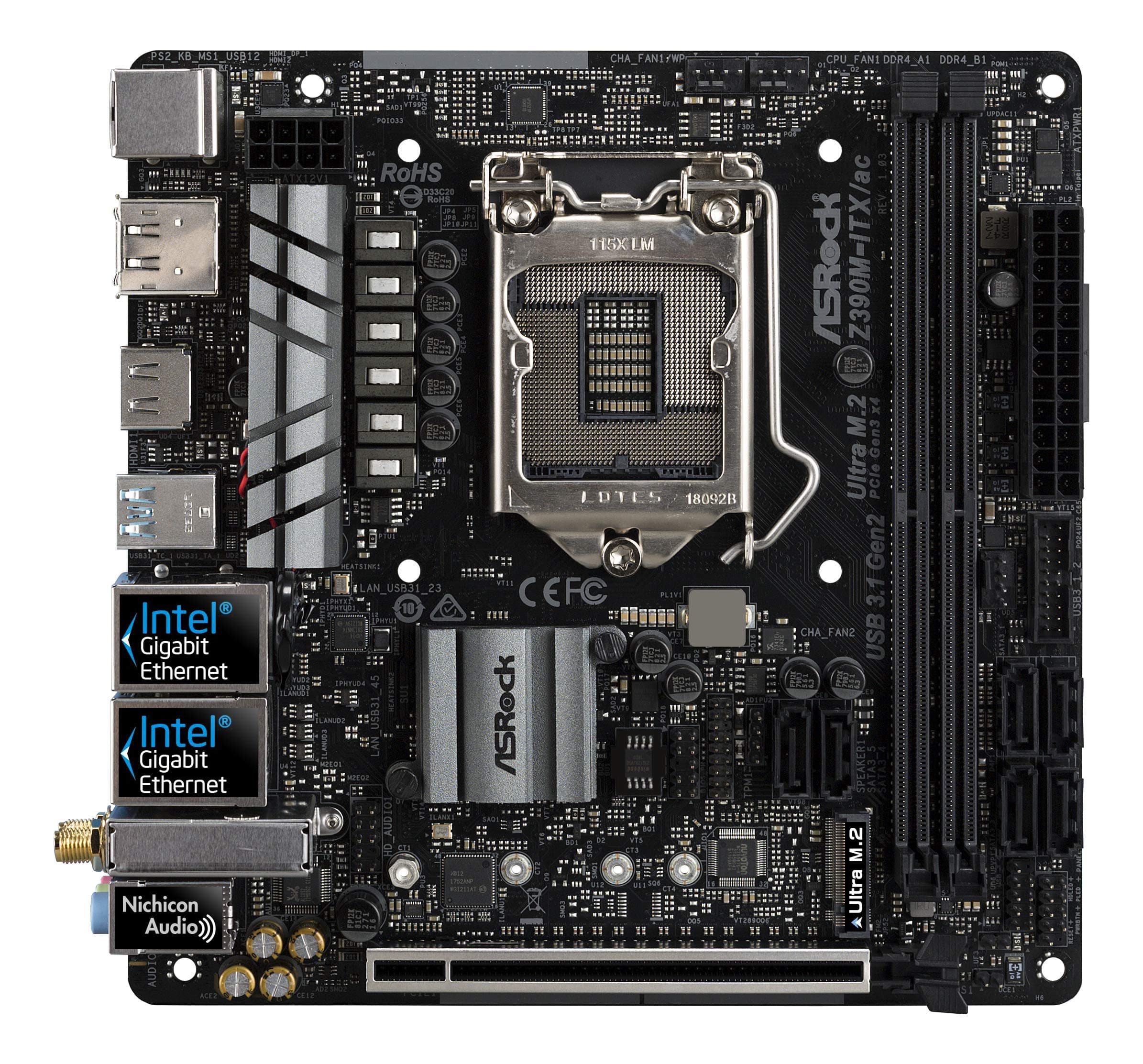 ASRock Motherboard (Z390M-ITX/AC)