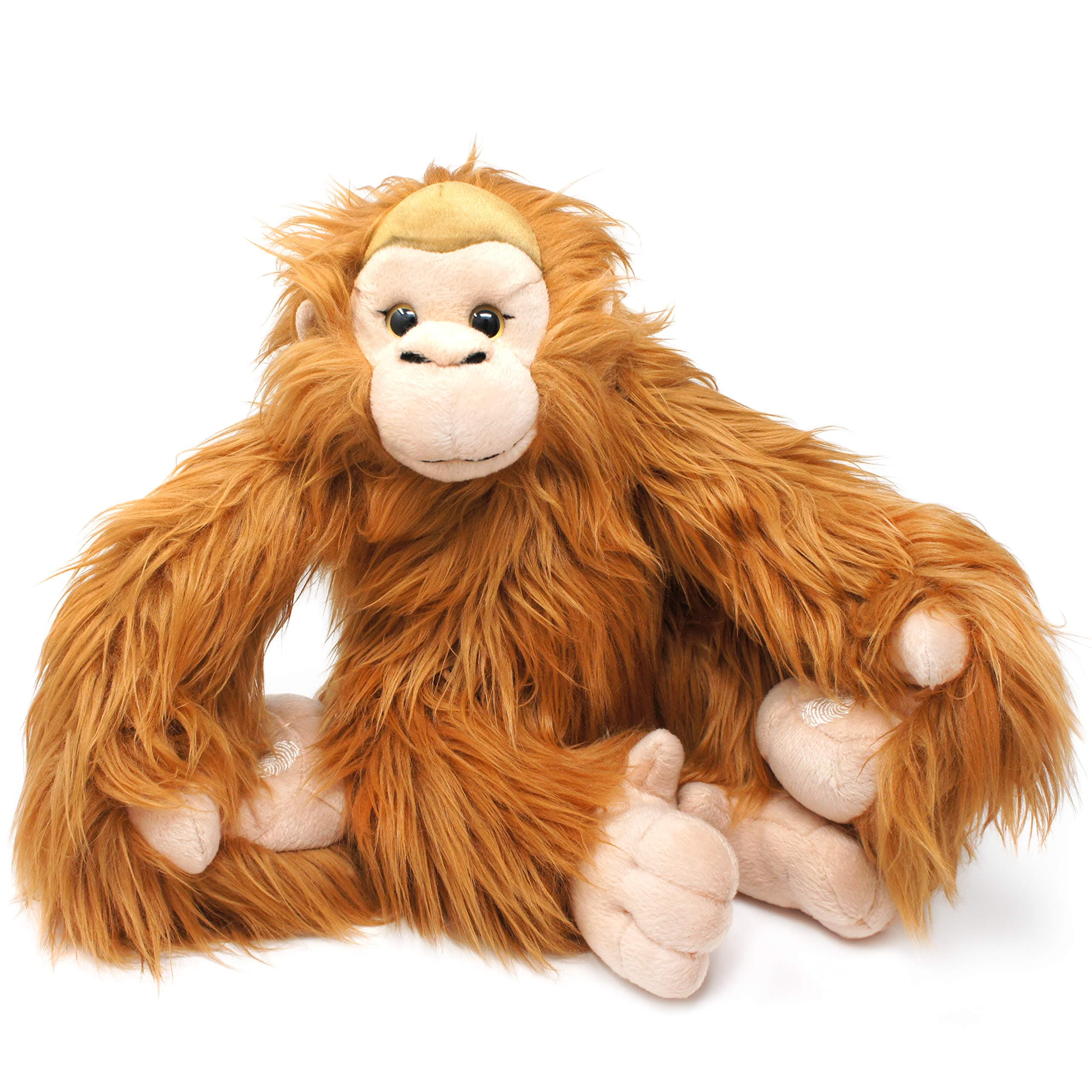 Ornaldo The Orangutan Monkey - 19 Inch (with Hanging Arms Outstretched) Stuffed Animal Plush Chimpanzee