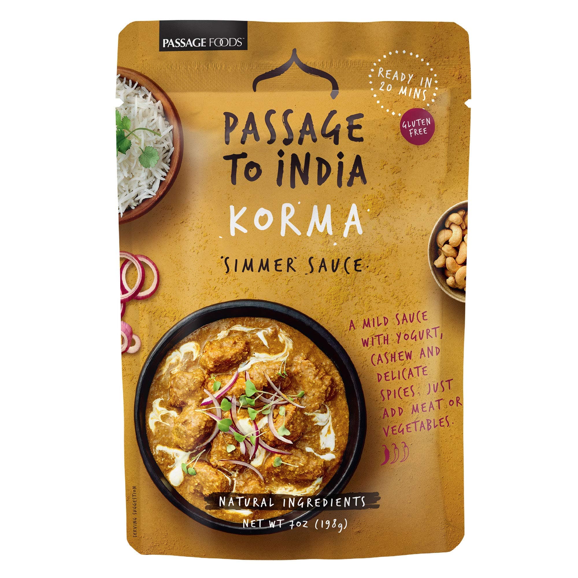 Passage Foods Sauce Smmr Korma Gf