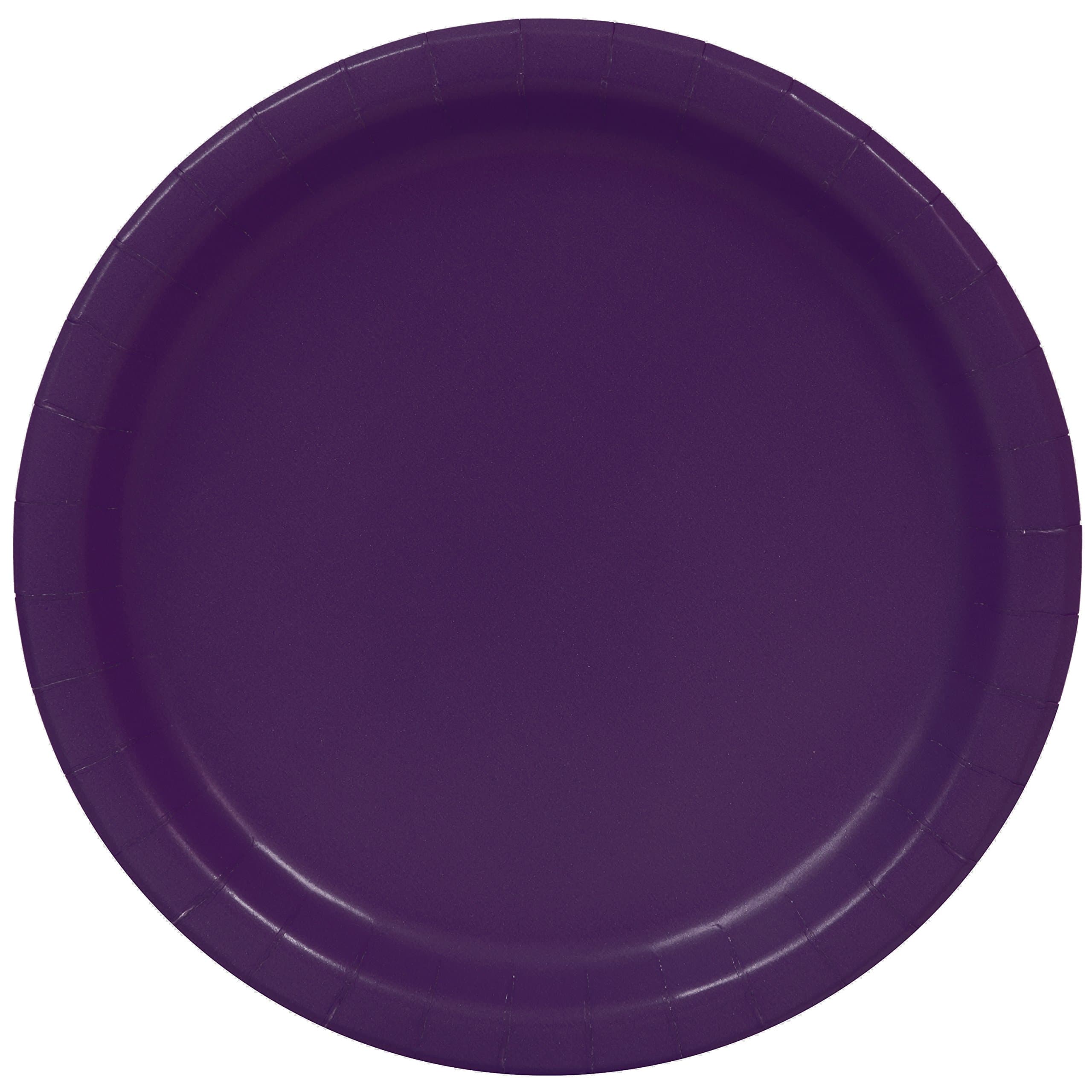 Unique Party Tableware, 25ct, Dark Purple