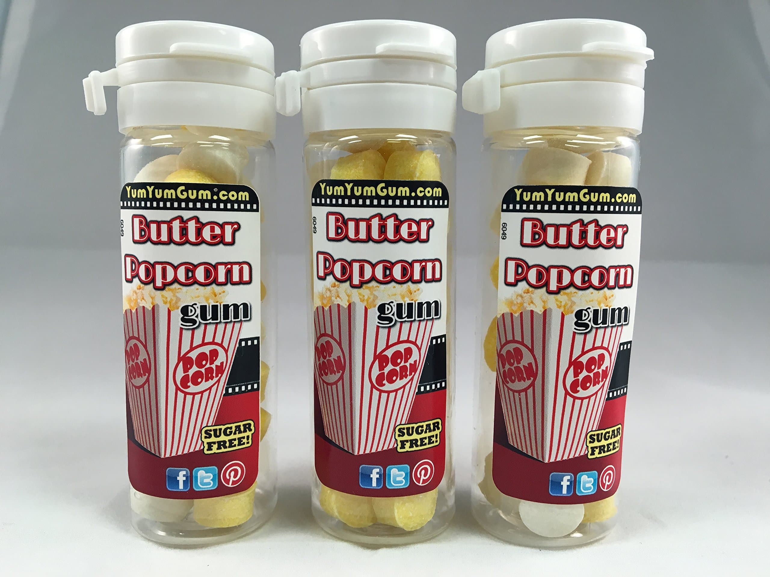 Yum Yum Gum (Butter Popcorn) Three Pack