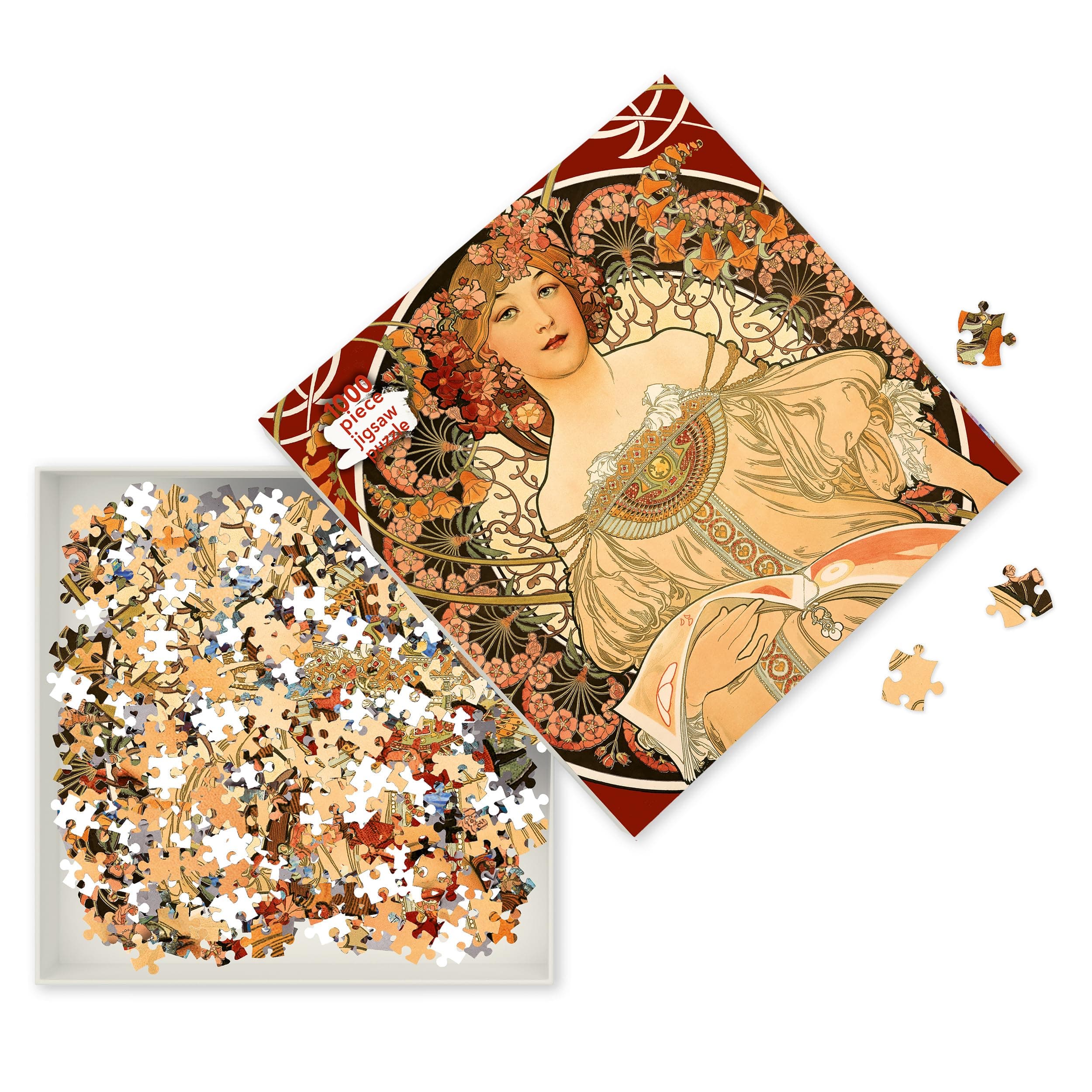 Adult Jigsaw Puzzle Alphonse Mucha: Reverie: 1000-Piece Jigsaw Puzzles