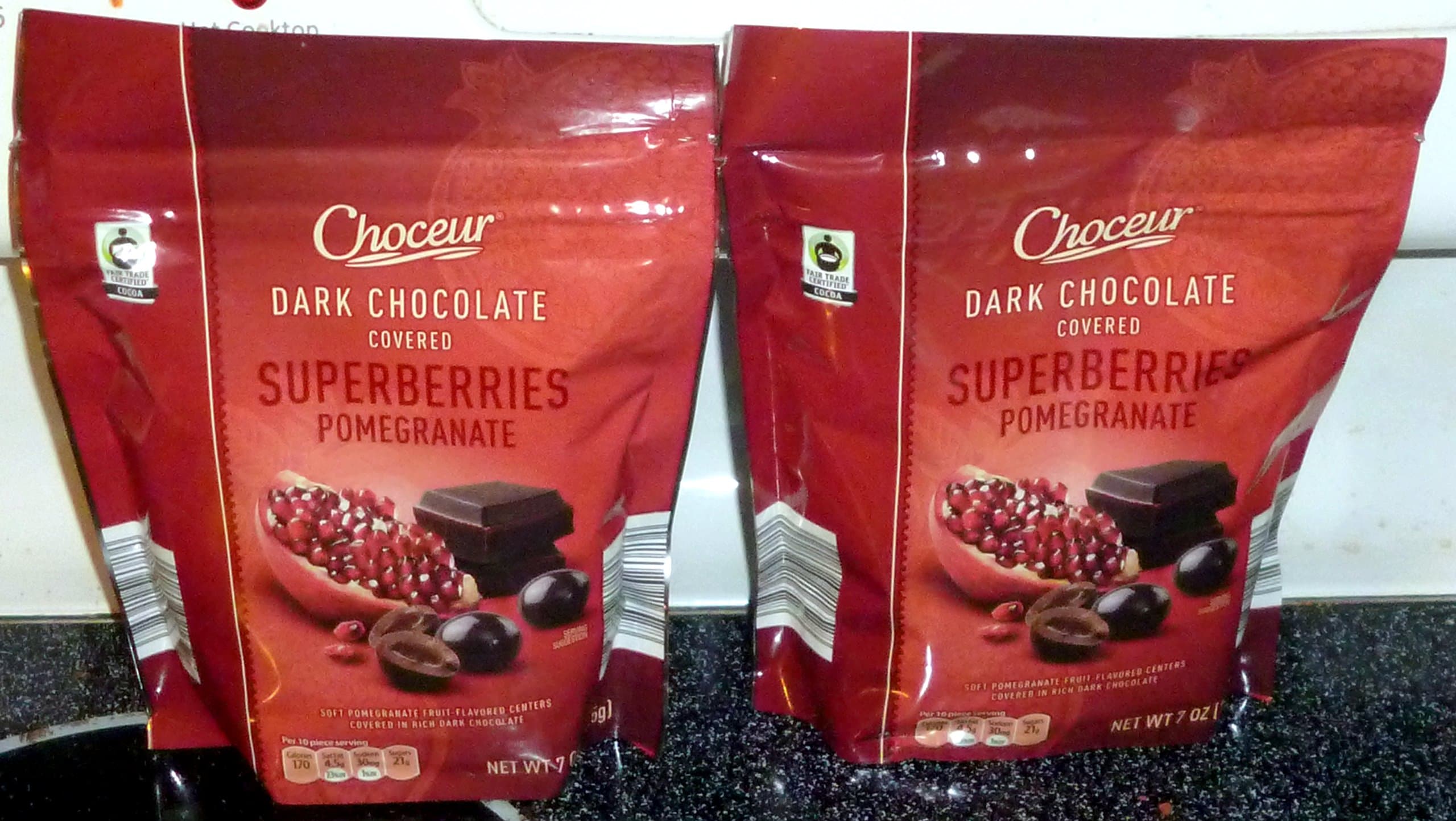 Dark Chocolate Covered Superberries - Pomegranate (2 Pack)