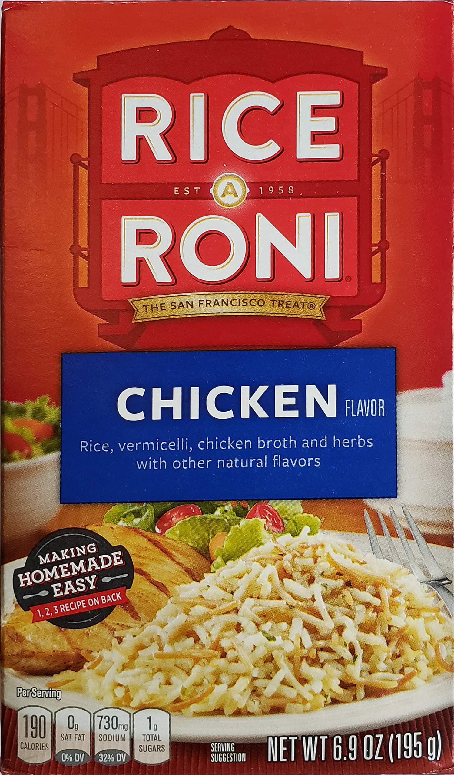 Rice-A-Roni CHICKEN Flavor 6.9oz (6 pack)
