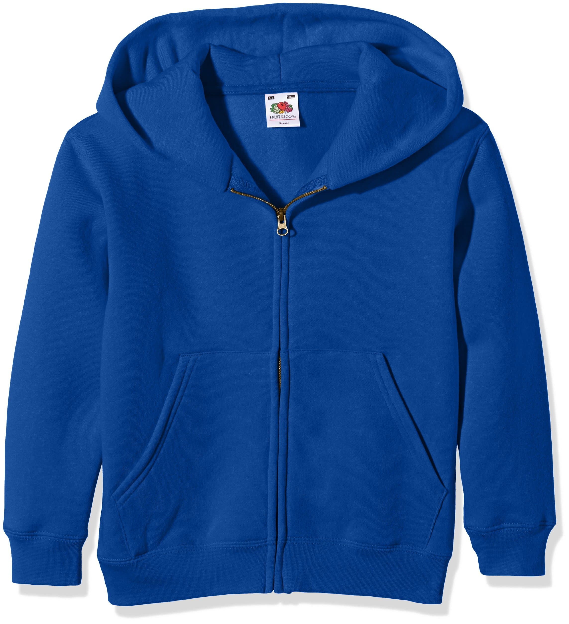 Fruit of the LoomUnisex Kids Zip Front Premium Hooded Sweat