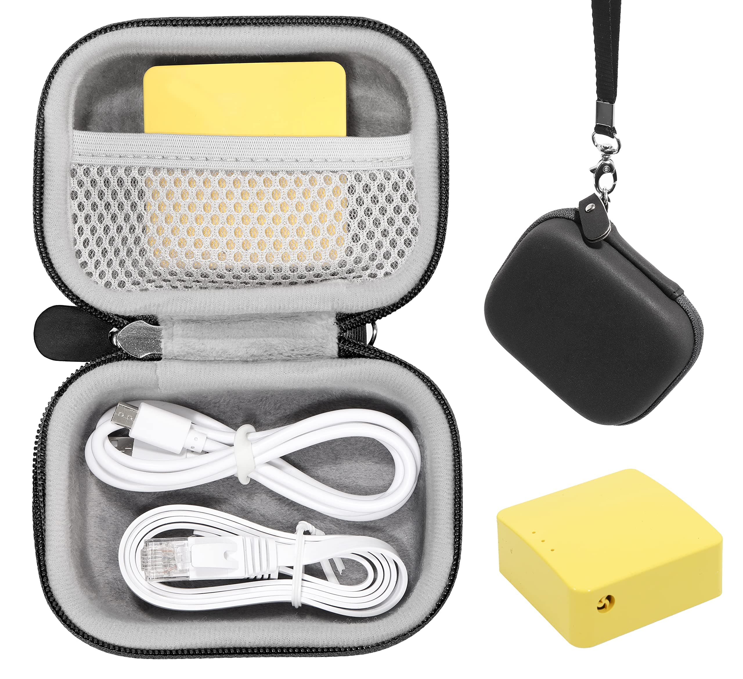 Alltravel case for GL.iNET GL-MT300N-V2 Wireless Mini Portable Travel Router, also for GL-AR300M, GL-AR150, microuter-N300, Mobile Hotspot Case