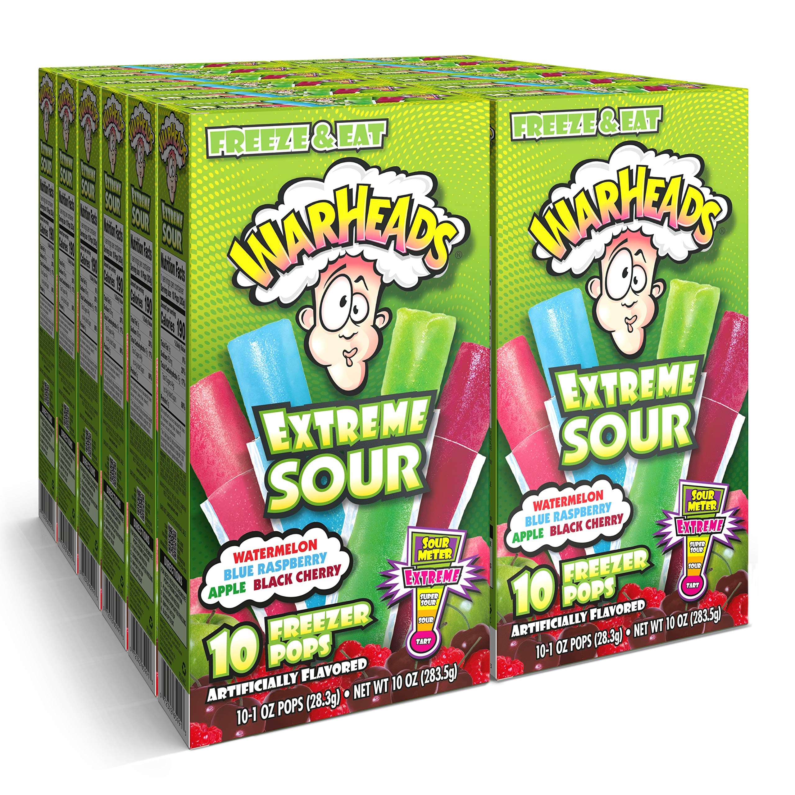 Warheads - Extreme Sour Freezer Pops 283.5g Piece