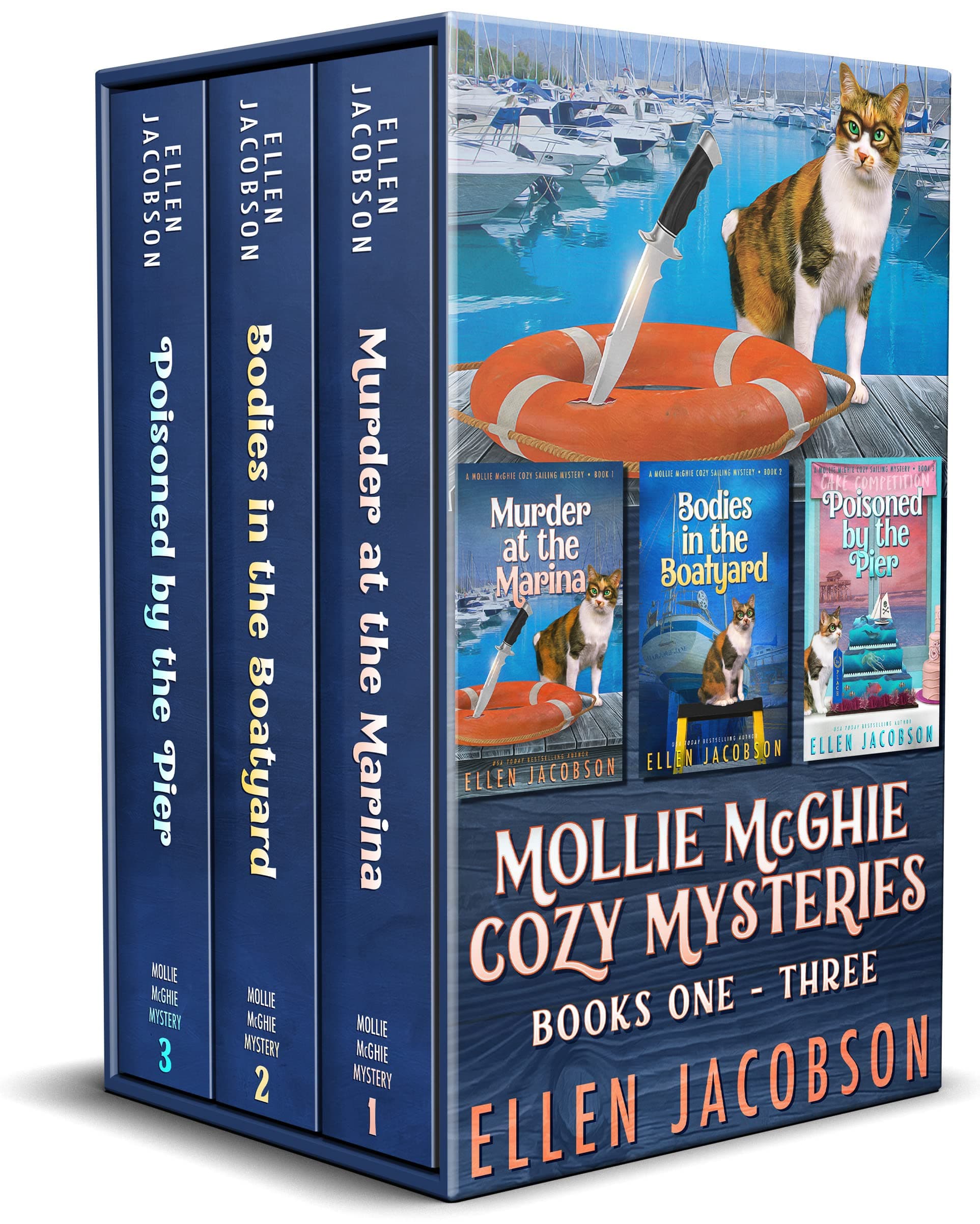 The Mollie McGhie Cozy Sailing Mysteries, Books 1-3: Hilarious Cozy Mystery Collection (A Mollie McGhie Cozy Sailing Mystery)
