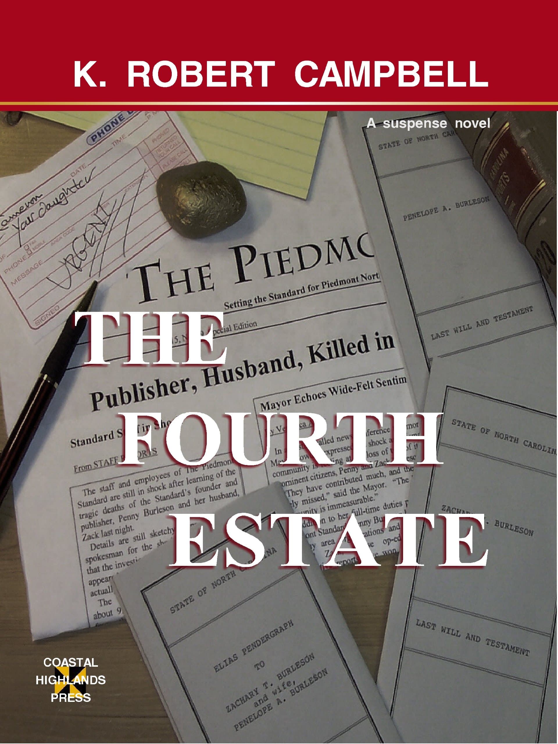 The Fourth Estate (The Cameron Scott Suspense Series Book 2)