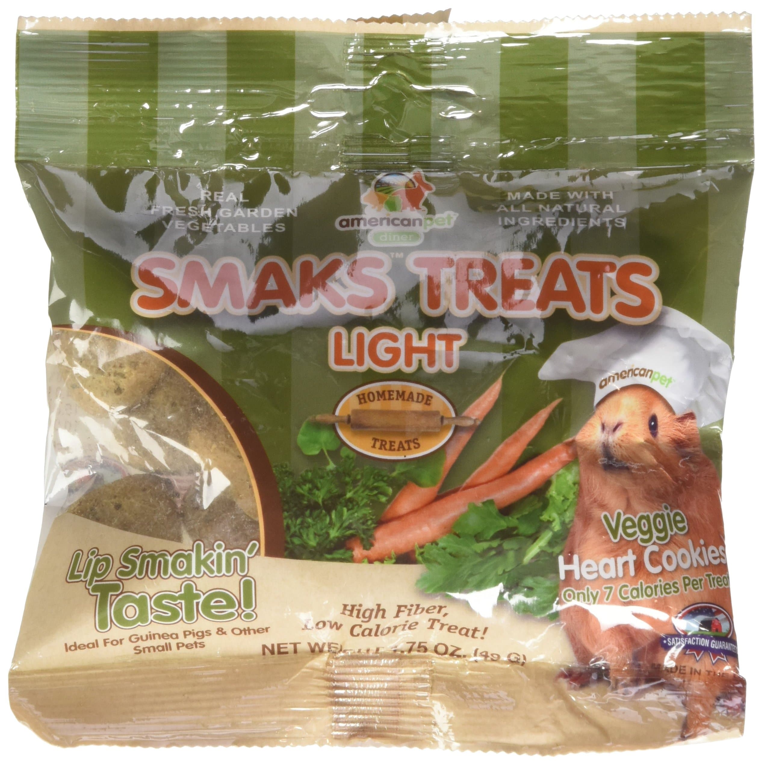 American Pet Diner Smaks Treats Light Veggie Heart Cookies, 1.75 oz