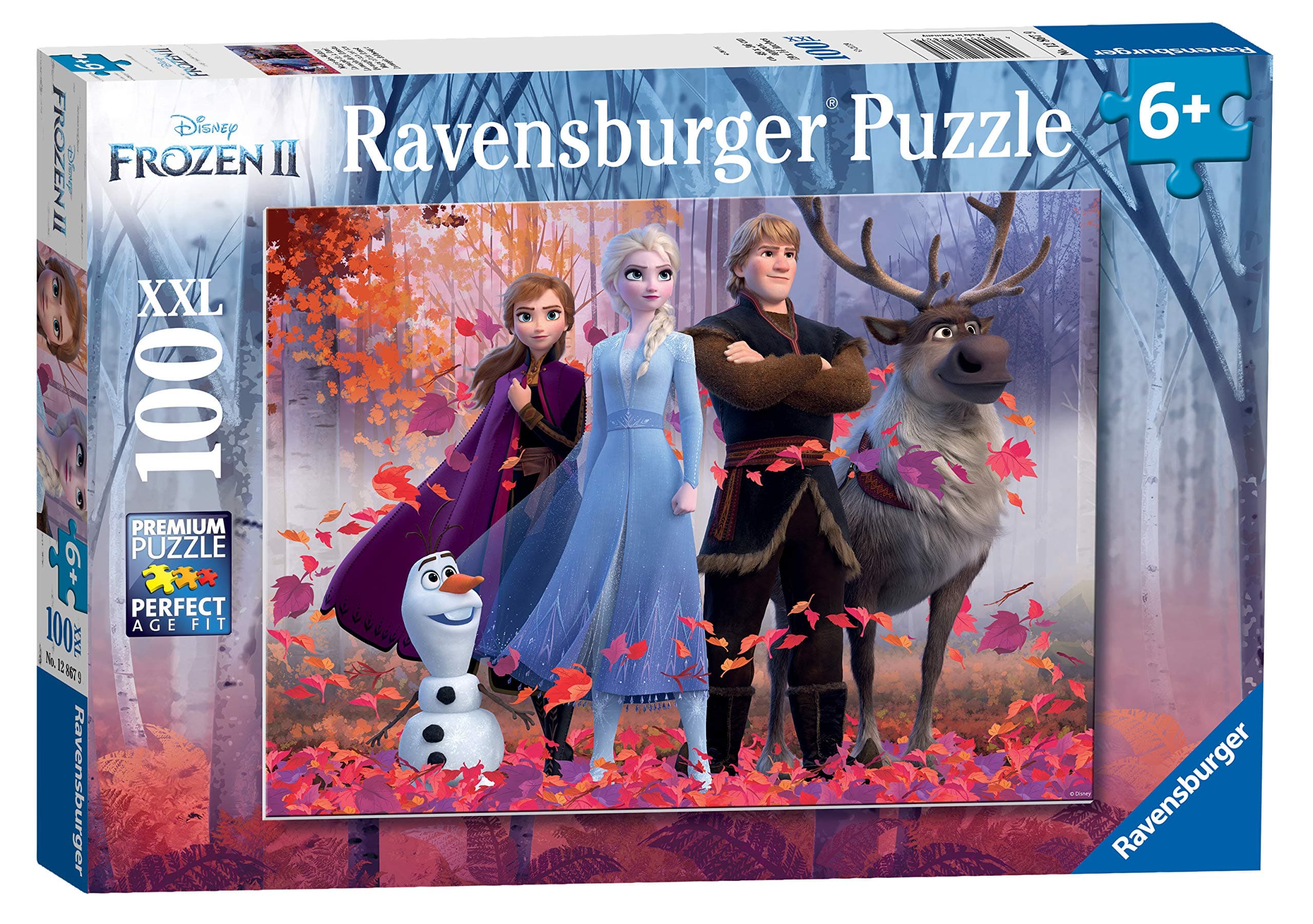 Ravensburger Disney Frozen 2-100 Piece Children's Jigsaw Puzzle for Kids Age 6 Years and up