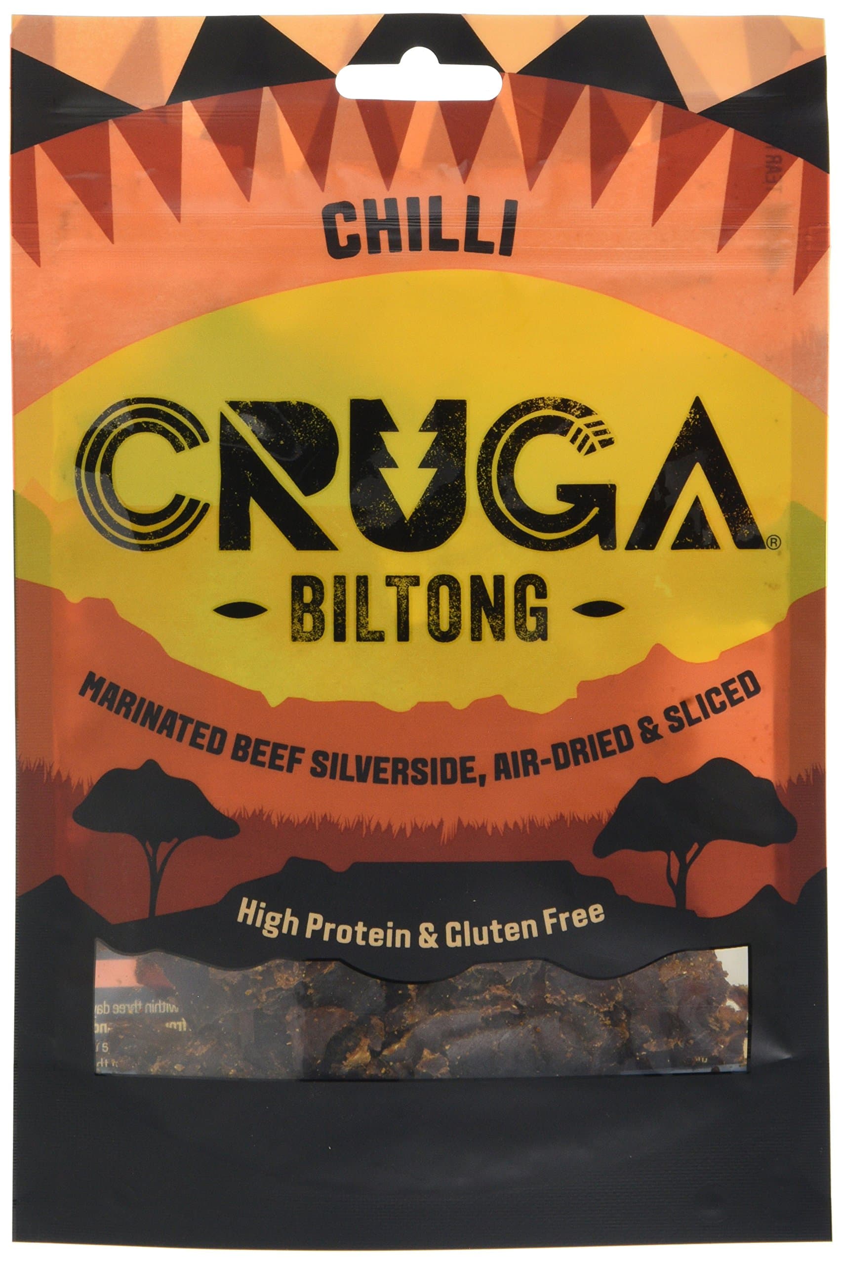 Cruga 70 g Chilli Biltong - Pack of 12