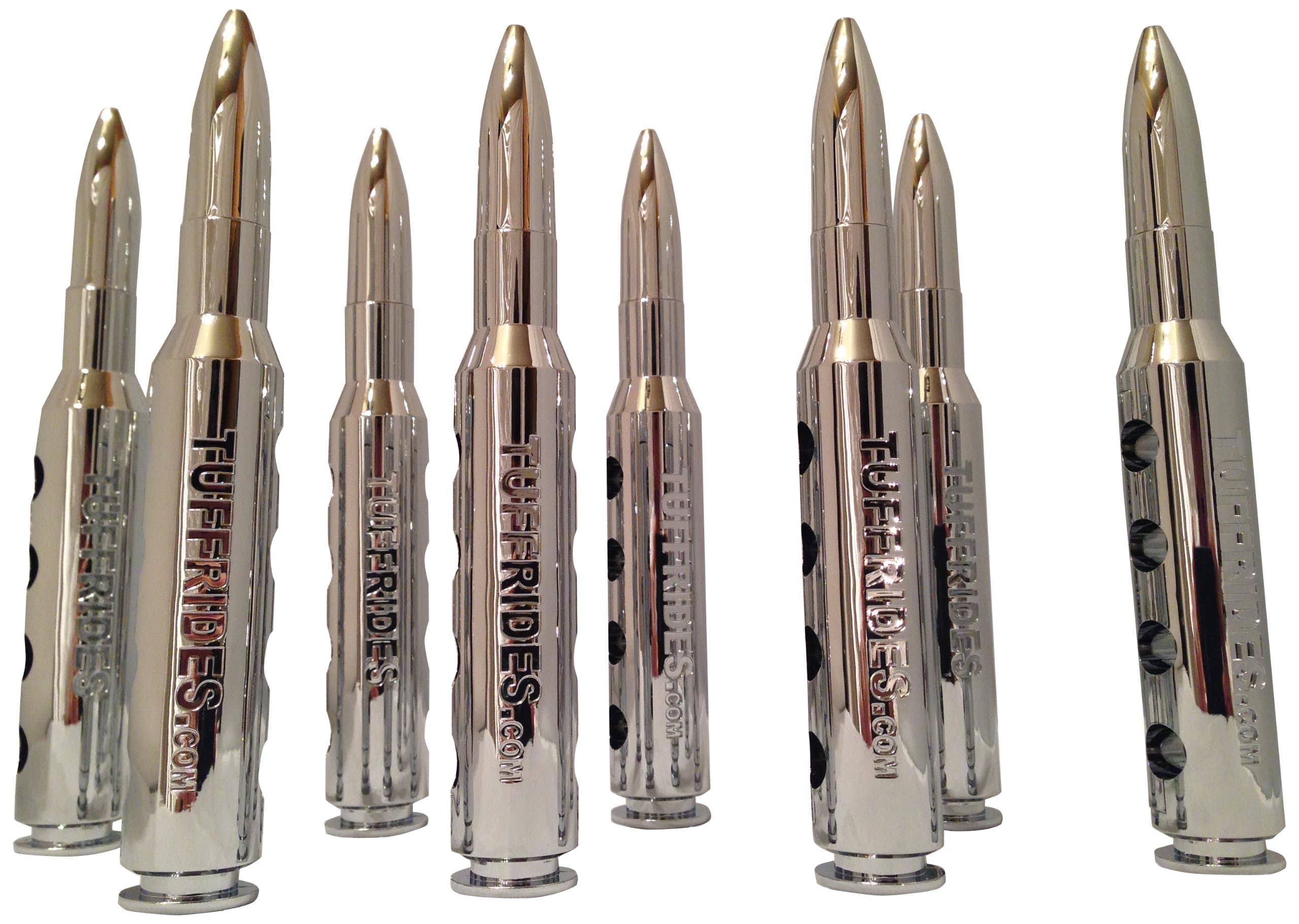 2010-02 Chrome Spark Plug Wire Loom with Chrome Tip, (Pack of 8)