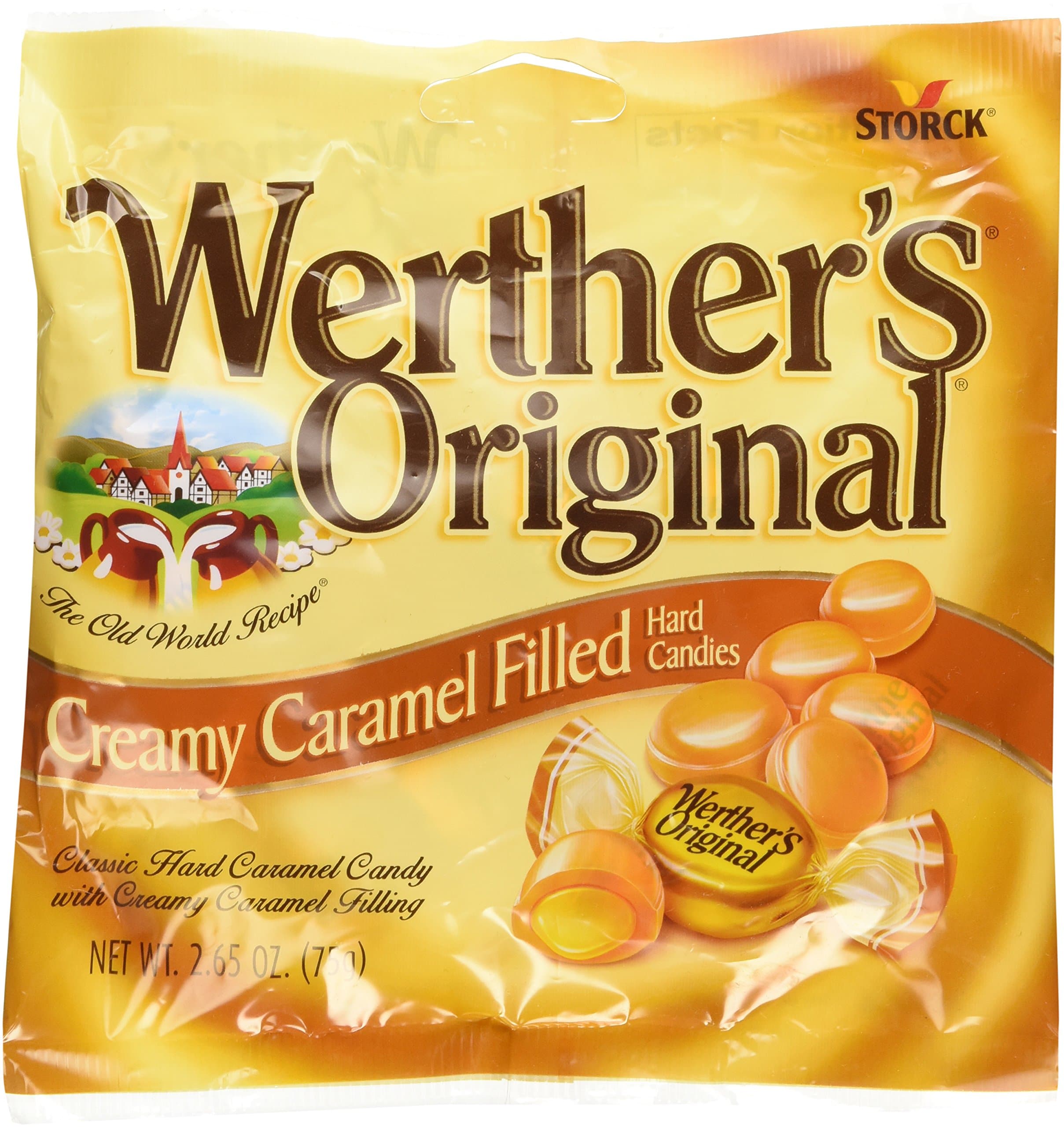 Original Creamy Caramel Filled Hard Candies (2.65oz) 3 Pack by N/A