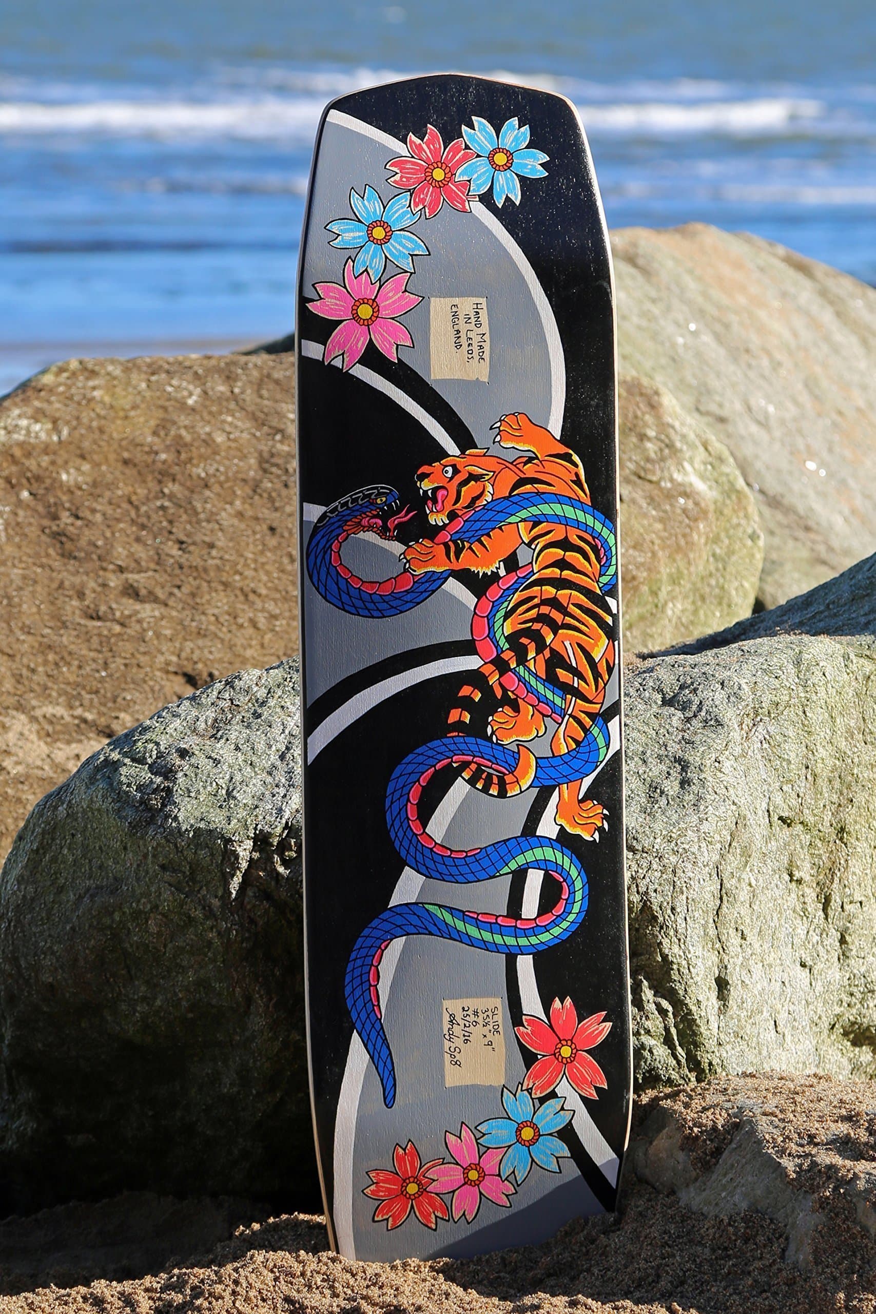 SP8BOARDS Slide Skateboard Deck (Complete also available)