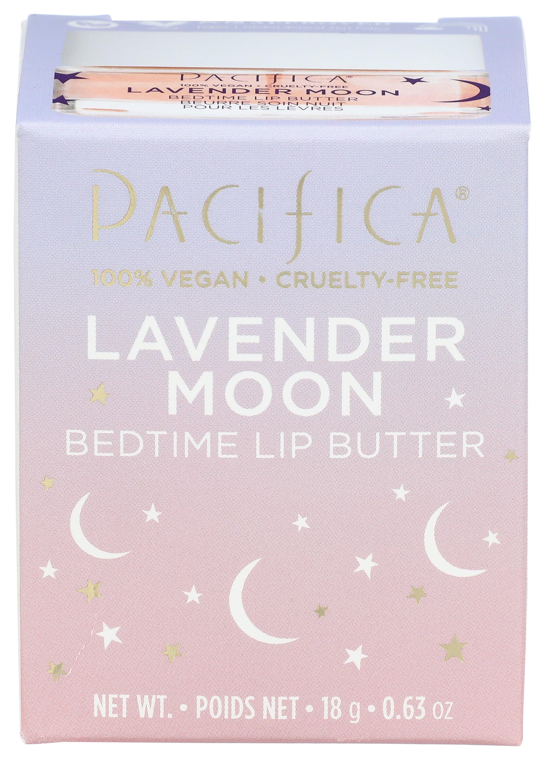 Lavender Moon Lip Mask – Hydrating Bedtime Lip Treatment for Dry, Wrinkled Lips, Shea & Jojoba, Vegan Cruelty-Free Lip Repair, 0.63 Ounce Vegan & Cruelty-Free Clean Beauty