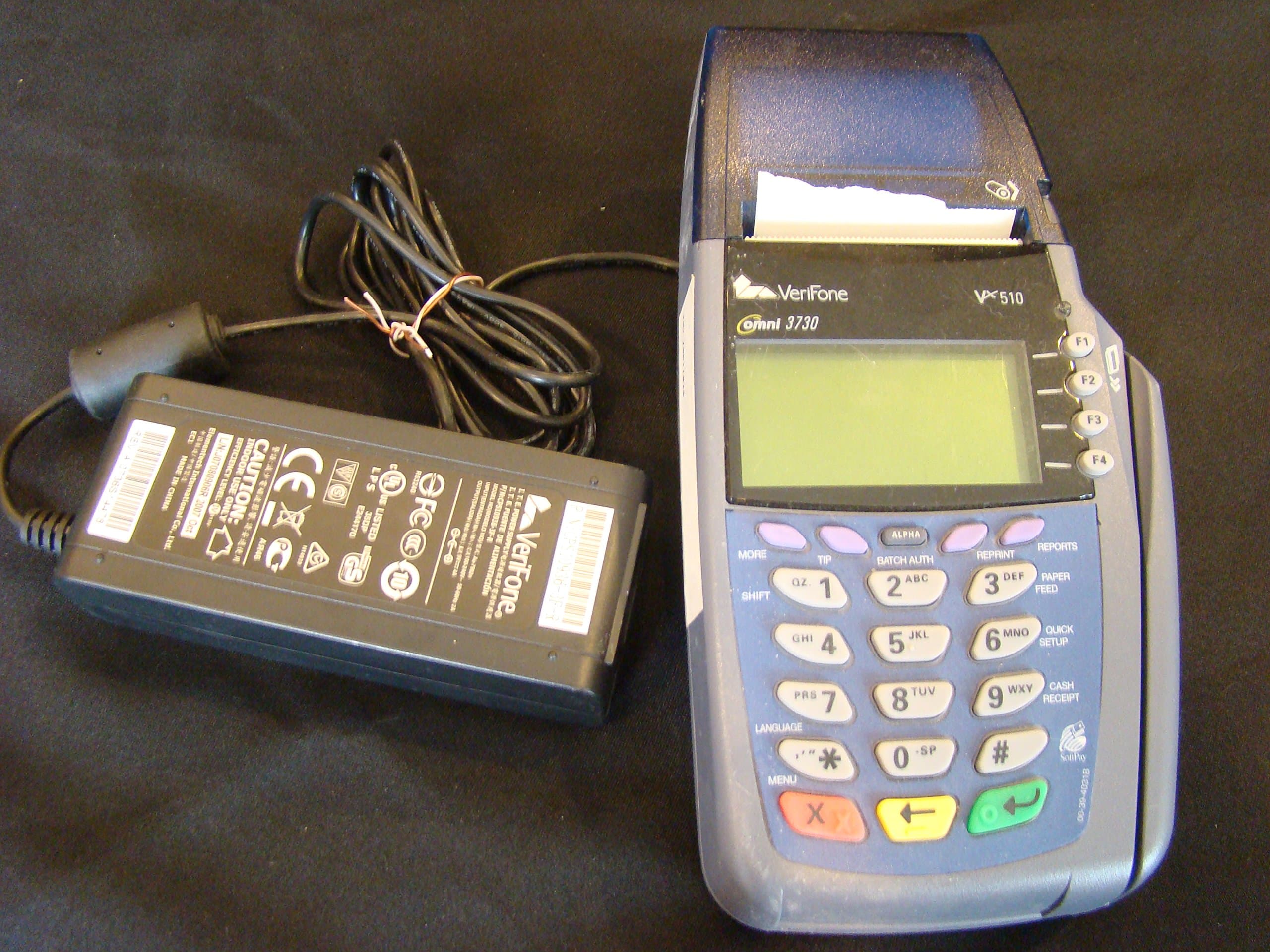 verifone vx510le omni 3730le/5100 credit card printer M251-000-33