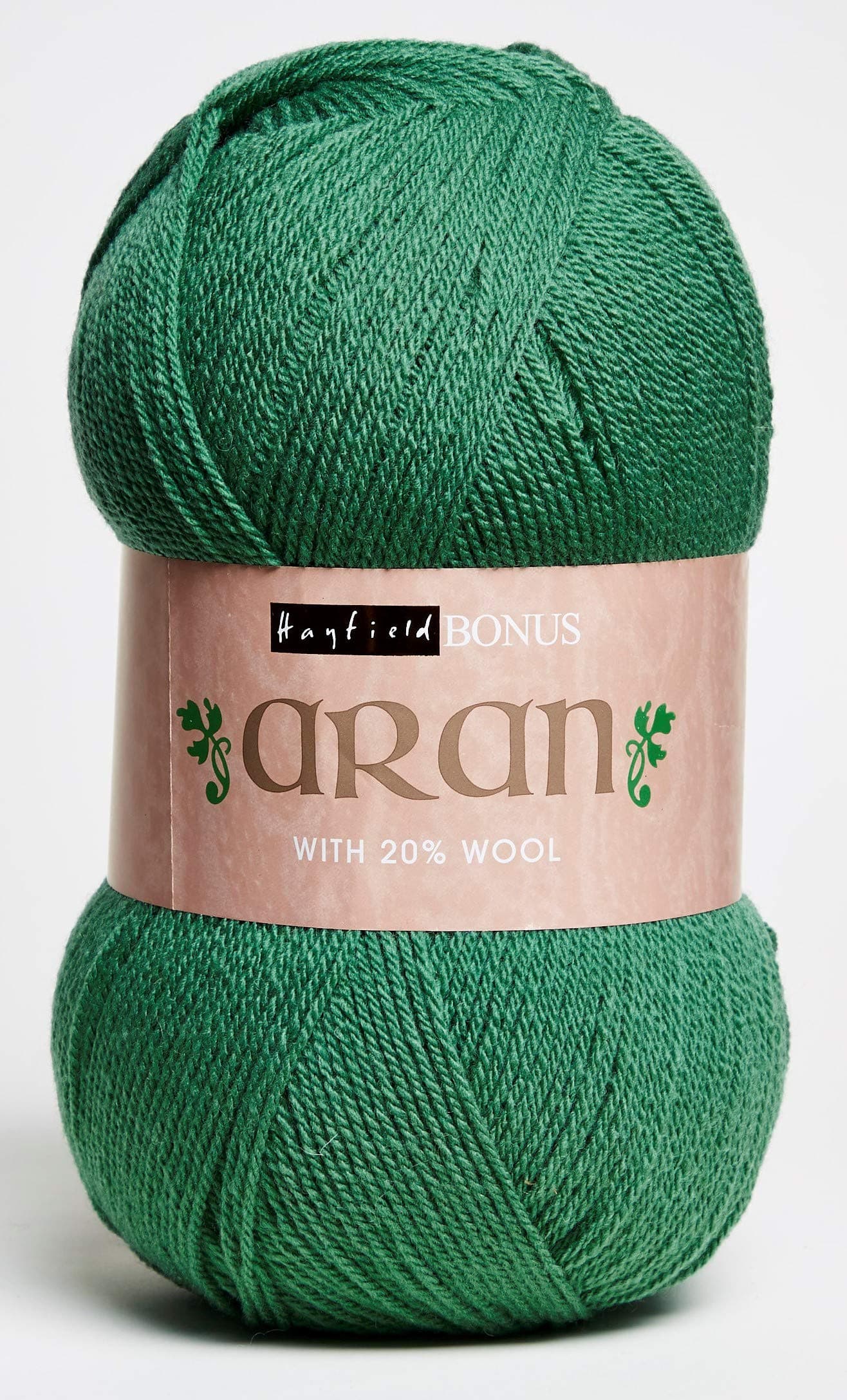 Sirdar Hayfield Bonus Aran with Wool, Sage (640), 400g, Green