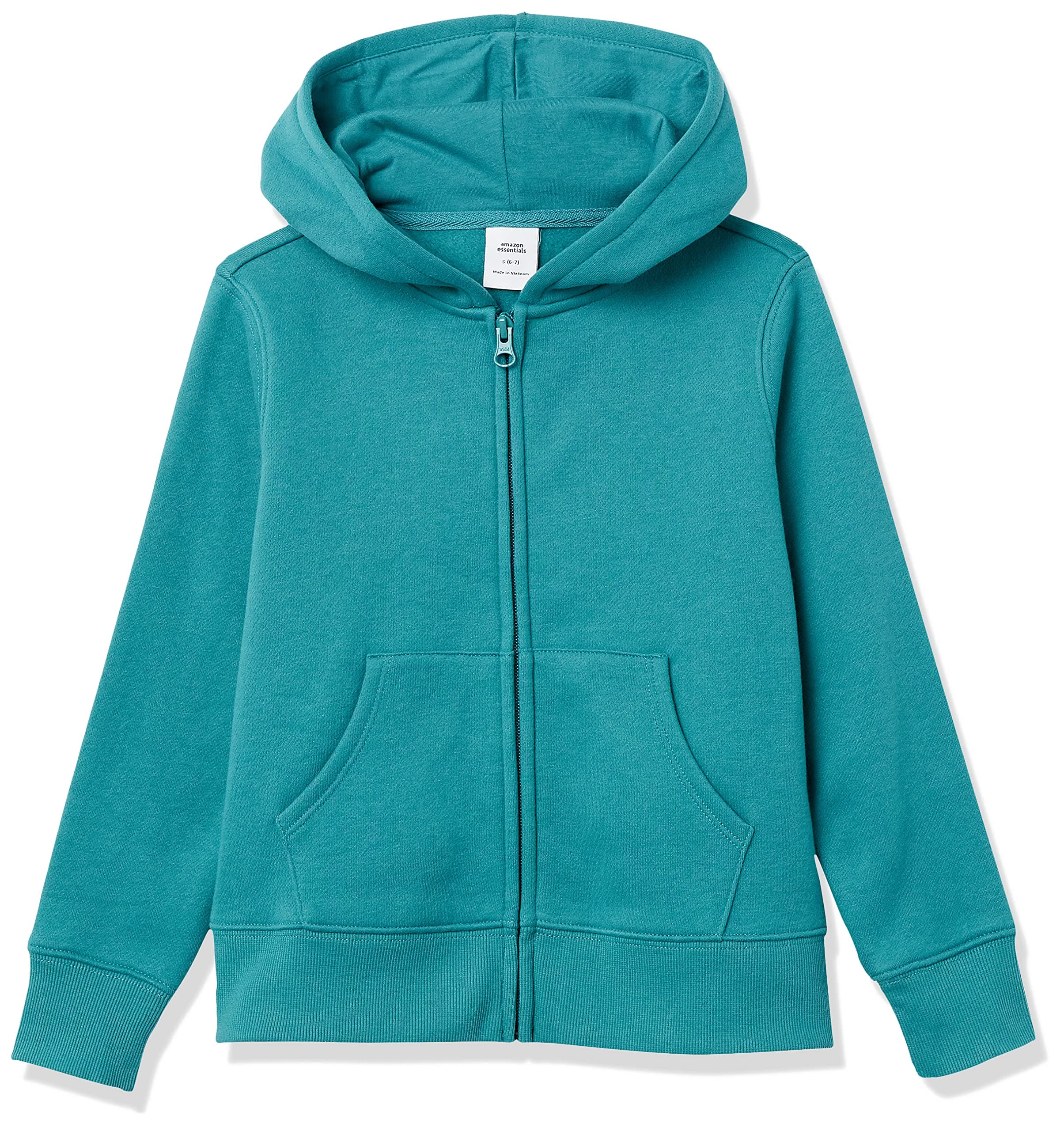 Amazon EssentialsGirls and Toddlers' Fleece Zip-Up Hoodie SweatshirtOEKO-TEX STANDARD 100