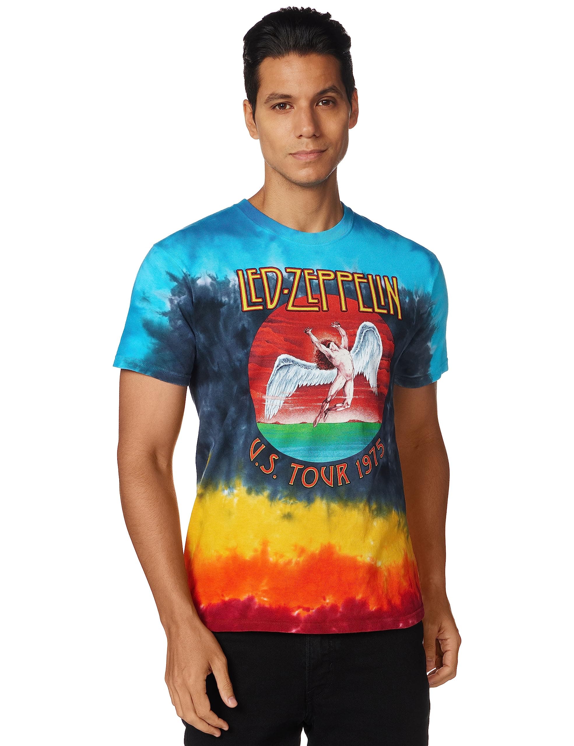 Liquid Blue mens Led Zeppelin Icarus 1975 T-shirt Led Zeppelin Icarus 1975 T-shirt (pack of 1)