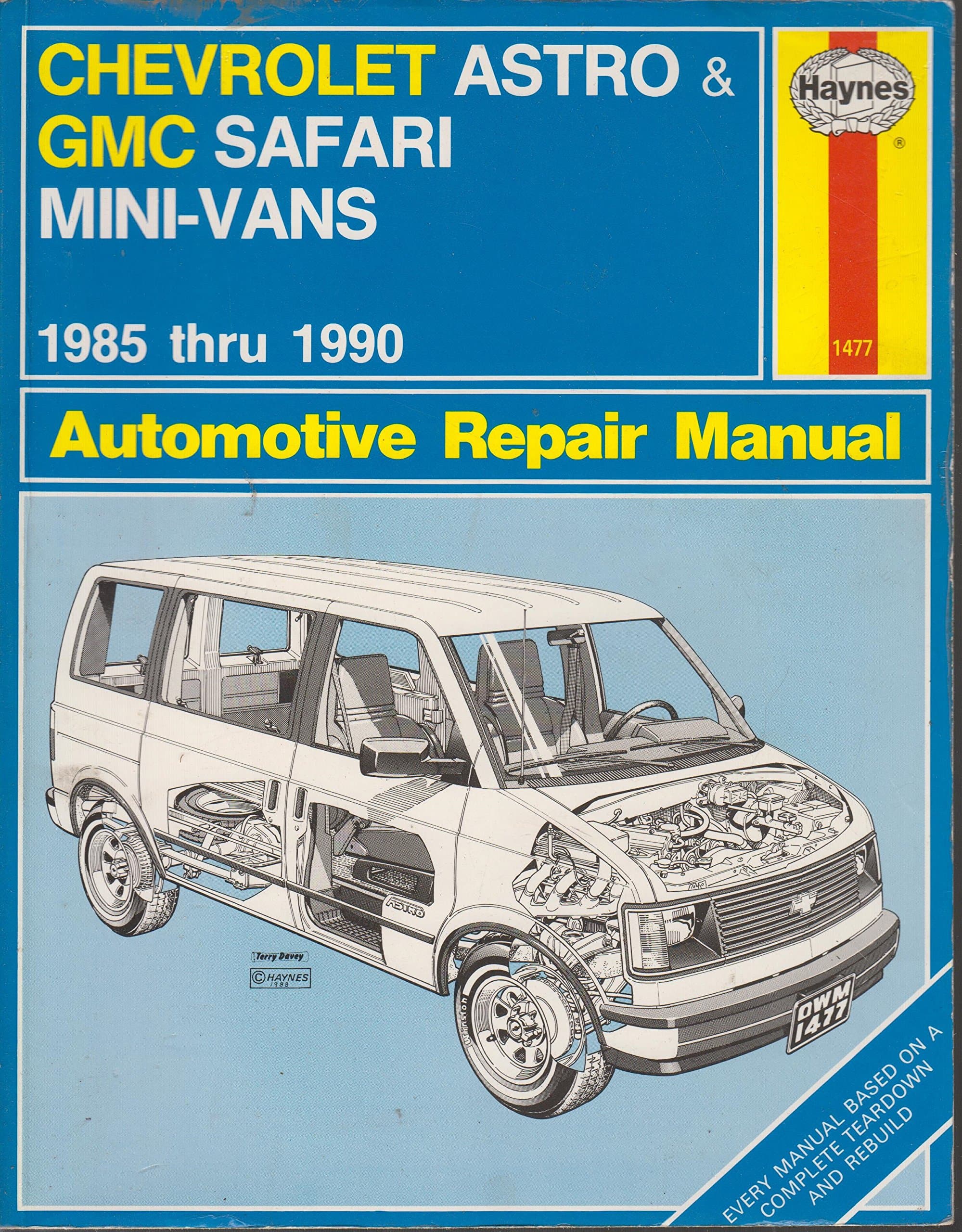 Chevrolet Astro and G.M.C.Safari Mini-vans 1985-90 Automotive Repair Manual Paperback – 1 Jun. 1990