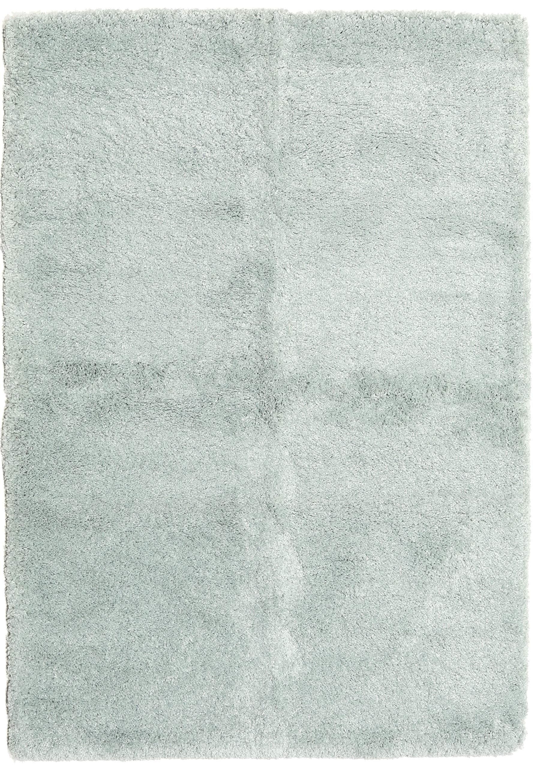 Shaggy Sadeh - Mint Rug 5'3"x7'7" (160x230 cm) Modern Carpet