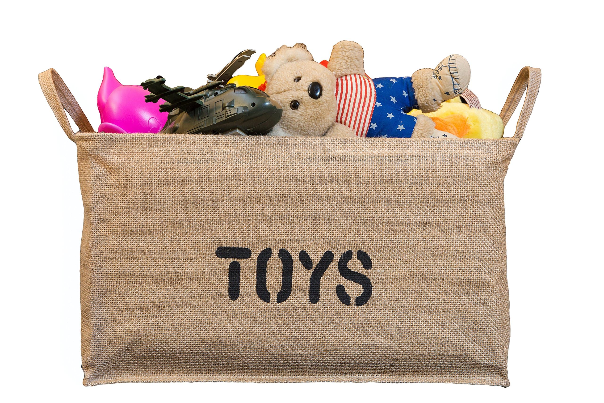 Toy Storage Bin Basket 17" Large for Organizing Kids, Baby Toys, Dog Toys, Nursery Supplies,Laundry Clothes, Books Gift Basket