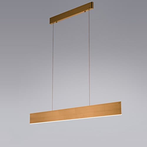 STAGE LIGHTING LED Modern Chandelier Bar Counter Chandelier Creative Light Bar Retro Chandelier Dark Brown Lighting fixtures ( Color : Gold )