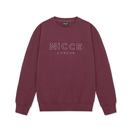 Nicce London Men's Keyline Sweatshirt, Red, Large