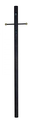 Craftmade Z8794-TB 84" Smooth Direct Burial Post, Textured Matte Black