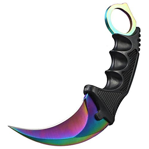 CS GO Counter Strike Claw Knife Tactical Survival Camping Tool Colormix Colour