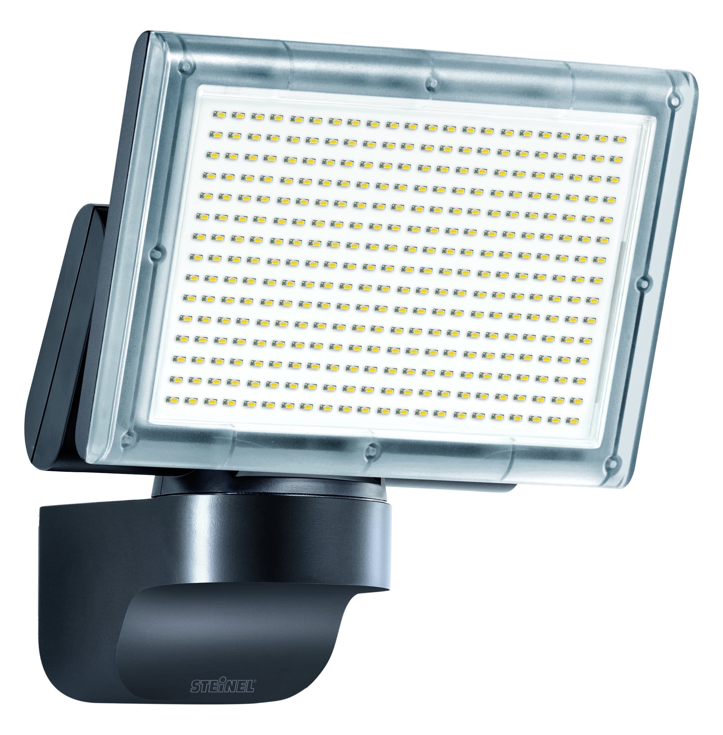 Steinel XLED Home 3 Slave black - LED spotlight with NEW 4000K light colour, outdoor floodlight with 20 W and 1426 lm