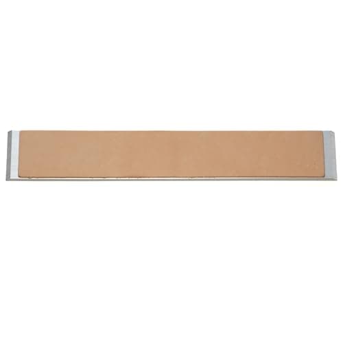 Cowhide Leather Strop 6" x 1" with Aluminum Mounting for Edge Pro