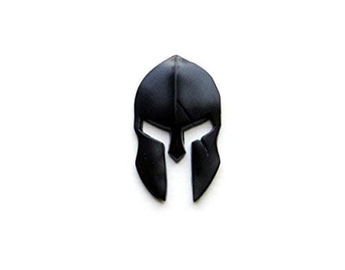 Tactical Freedom - Magwell Metal Decal/Sticker - Molon Labe Spartan Helmet with Scar (2 Pack)