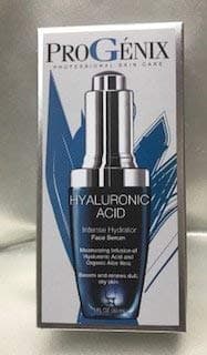 PROGENIX HYALURONIC ACID INTENSE HYDRATOR FACE SERUM. 1 FL OZ