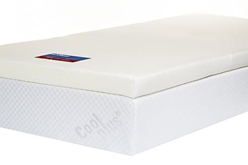 Mattresses Southern Foam Memory Foam Mattress Topper with Cover, 3 Inch, UK Super King
