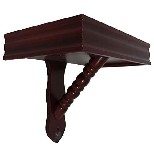 Buddha Altar Shelf Stand Wooden Wall Rack Nop (10x15x12.5 inches, Cherry)