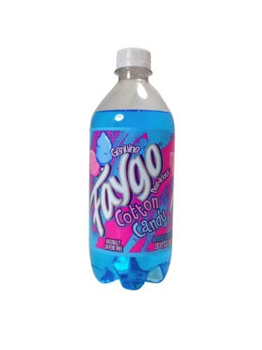 Cotton Candy 20 oz (6 pack) Soda Pop Plastic Bottles