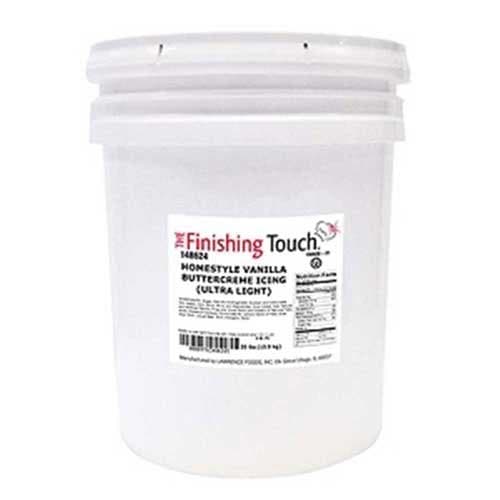 Lawrence Foods Ready-to-use Ultra Light Vanilla Creme Icing, 5 Gallon -- 1 each.