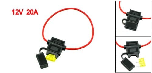 uxcell BH708 Boat Truck 14# AWG Wire Fuse Holder Block, 12V, 20A