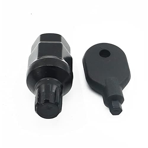 Wheel Lug Nut M12 X1.5 Or M12 X1.25 Authentic Acorn Racing Lug Wheel Nuts Screw 20PCS Car Replacement for Volk Wheel Nut Caps (Color : Black, Size : M12x1.5)