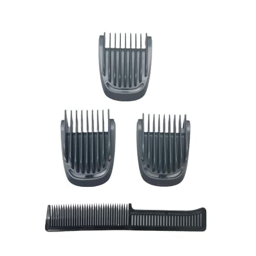 Replacement 3 Piece Set (3mm 5mm 7mm) Beard Stubble Blade Guards with Beard Comb for Philips Norelco Multigroom