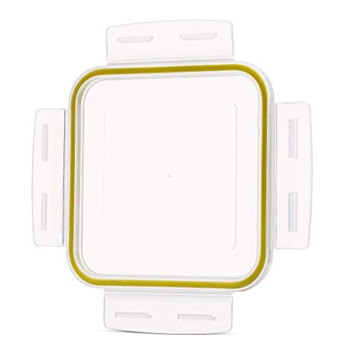 Komax Biokips Sandwich Containers (Set of 3) – Airtight Food Storage Containers – BPA-Free Lunch Containers for w/ Locking Lids – Microwave & Dishwasher Safe Sandwich Box Container Set